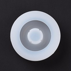 Donut Формы для подсвечников из пищевого силикона, формы для литья смолы, для уф-смолы, изготовление изделий из эпоксидной смолы, пончик, 64 мм