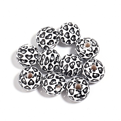 Сердце Древесина европейского бисера, круглые, белые, сердце, 16 мм, отверстие : 4 мм, 10 шт / комплект