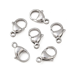 Нержавеющая Сталь Цвет Устойчивы к потускнению 304 застежки-клешни из нержавеющей стали, застежки на спусковой крючок, цвет нержавеющей стали, 16x10.5x4.7 мм, отверстие : 1.8 мм