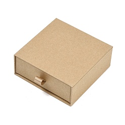 Белый Навахо Картонные бумажные браслеты, коробки для хранения браслетов, с губкой внутри, квадратный, навахо белый, 9x9x3.5 см