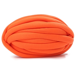 Оранжевый Полиэфирная пряжа, толстая пряжа для ручного вязания пледа, супермягкая гигантская пряжа для вязания руками, объемная пряжа, оранжевые, 20 мм