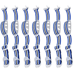 Синий Подбородочный ремень для защитного шлема из АБС-пластика, съемный ремешок, синие, 235~335x38x14 мм