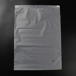 Прозрачный Прозрачные полиэтиленовые пакеты для хранения ювелирных изделий с застежкой-молнией, портативные мешочки-органайзеры для ювелирных изделий, прямоугольные, прозрачные, 35.2x25.1x0.15 см