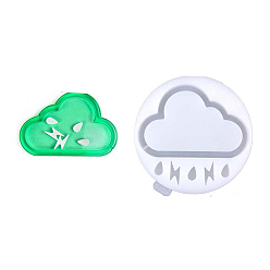 Белый Силиконовые формы для облаков своими руками, формы для литья смолы, для уф-смолы, эпоксидная смола, белые, 91x9 мм