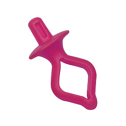 Светло-Вишневый Силиконовые зажимы для шпульки для швейных ниток, форма соска, светло-вишневый, 4 см