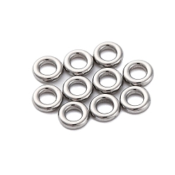 Нержавеющая Сталь Цвет 304 нержавеющей стали связывающий кольца, круглые кольца, не тускнеет, цвет нержавеющей стали, 4x1 мм, внутренний диаметр: 1.9 мм