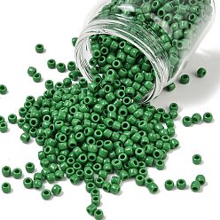 (47D) Opaque Shamrock Тохо 6/0 круглые бусины, японский бисер, (47 г) непрозрачный трилистник, 4 мм, отверстие : 1.5 мм, Около 840 шт / 50 г