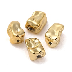 Золотой CCB пластиковые шарики, самородки, золотые, 16x10x9 мм, отверстие : 2 мм