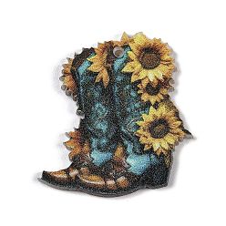 Shoes Непрозрачные акриловые подвески, обувь прелести, 28.5x27.5x2 мм, отверстие : 1.4 мм