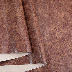 Сиена Искусственная кожа, для изготовления поделок, цвет охры, 400x1370x0.8 мм