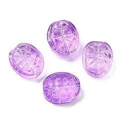 Фиолетовый Стеклянные бусины, овальные, фиолетовые, 18x15.5x12 мм, отверстие : 1.2 мм