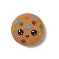 Седло Коричневый Силиконовые бусины, печенье, фокусные бусы, седло коричневый, 25.5x13 мм, отверстие : 2.8 мм