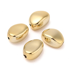 Золотой CCB пластиковые шарики, боб, золотые, 14x11x7.5 мм, отверстие : 1.5 мм