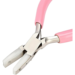 Pink 45 клещи из углеродистой стали с нейлоновыми губками, плоскогубцы, ферроникель, розовые, 12.7x8.7x0.95 см, 1 шт / комплект