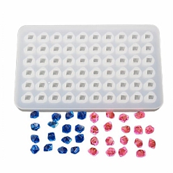 Белый Пищевые силиконовые формы, формы для литья смолы, для уф-смолы, изготовление ювелирных изделий из эпоксидной смолы, самородки, белые, 189x120x11 мм