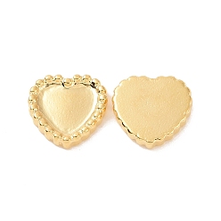 Golden Ionenplattierung (ip) 304 Edelstahl-Cabochons, Herz, golden, 10.5x10.5x2 mm