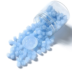 Васильковый Отпечаток лапы частицы сургуча, для ретро печать печать, васильковый, 9.5x8.5x6 мм