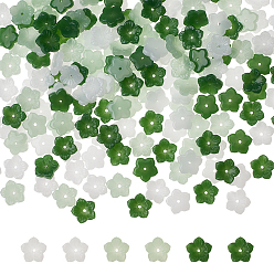 (52) Непрозрачная лаванда 180 шт. 3 цвета колпачки для бусин ручной работы в технике лэмпворк, цветок, разноцветные, 12.5x13x3.5 мм, отверстие : 1.4 мм, 60 шт / цвет