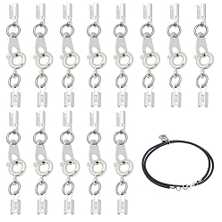 Платина 20шт. латунные наконечники шнура, платина, 35 мм, 20 шт / комплект