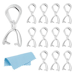 Серебро 925 стерлингов серебряные подвески, ледоруб и щепотку поручительств, с полировкой из замши, серебряные, 12 мм, отверстие : 4 мм, штифты : 0.5 мм