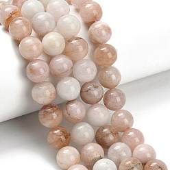 Морганит Натуральный розовый морганит бисер нитей, круглые, 10 мм, отверстие : 1.2 мм, около 41 шт / нитка, 15.94'' (40.5 см)