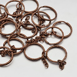 Красная Медь Железа отделились брелоки, выводы брелок застежка красная медь, 25x3 мм