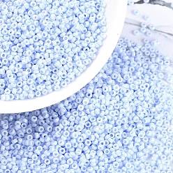 (RR3329) Opaque Light Steel Blue Миюки круглые бусины рокайль, японский бисер, (rr 3329) непрозрачный светло-стальной синий, 15/0, 1.5 мм, Отверстие: 0.7 мм, о 5555 шт / бутылка, 10 г / бутылка