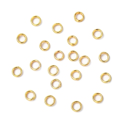 Golden Iron Split Rings, Double Loops Jump Rings, Cadmium Free & Lead Free, Golden, about 24000pcs/1000g, 4x1.4mm, about 3.3mm inner diameter