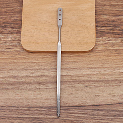 Gunmetal Alloy Hair Sticks Findings, Gunmetal, 150x7mm, Hole: 2mm