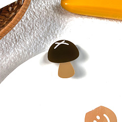 Кокосово-Коричневый Заколки из кожи аллигатора из ацетата целлюлозы, аксессуары для волос для женщин и девочек, кокосового коричневый, 38x30 мм