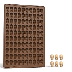 Сиена Силиконовые формы, для крепких напитков, коктейли, газировка, кофе, формы для изготовления ледяных шариков легко снимаются, Хэллоуин, цвет охры, 300x200x10 мм