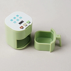 Светло-зеленый Коричневый Миниатюрные украшения из смолы для электроприборов, аксессуары для домашнего кукольного домика с микро-ландшафтом, притворяясь опорными украшениями, оливковый, 32x26x30 мм