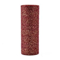 Brown Mesh Ribbon Roll, Spider Web Trim Ribbon Roll, for DIY Craft Gift Packaging, Home Party Wall Decoration, Brown, 6 inch(15cm),  10yards/roll