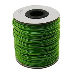 Lime Green Nylon Thread, Nylon Jewelry Cord for Custom Woven Jewelry Making, Lime Green, 2mm, about 100yards/roll(300 feet/roll)