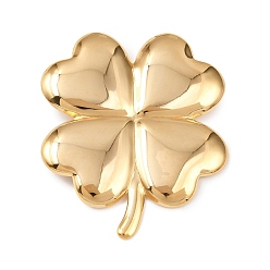 Клевер 304 из нержавеющей стали большие кулоны, клевер, 50.5x50.5x3~10 мм, отверстие : 7 мм