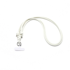 Белый Кожа планки мобильного, Сплав с застежкой, белые, 900~915x6 мм