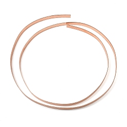 Raw(Unplated) Copper Sheets, Flat, Raw(Unplated), 15x1mm, 2m/pc