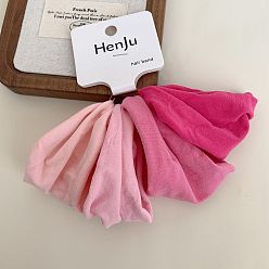 (52) Непрозрачная лаванда Связей ткани волос, аксессуары для волос для женщин и девочек, разноцветные, 135 мм, 4 шт / комплект