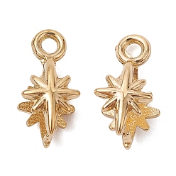 Настоящее золото 18K Ионное покрытие (ip) 304 нержавеющая сталь ледорубы зажимные скобы, звезда, реальный 18 k позолоченный, 13x6 мм, отверстие : 1.3 мм, штифты : 0.8 мм