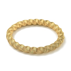 Золотой Ионное покрытие (ip) регулируемые 304 браслеты из нержавеющей стали с витой пружиной, золотые, 3/8 дюйм (0.87 см), внутренний диаметр: 2-1/8 дюйм (5.3 см)