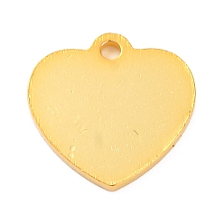Золотой 925 подвески в форме сердца из стерлингового серебра, золотые, 12x12x1 мм, отверстие : 1.4 мм