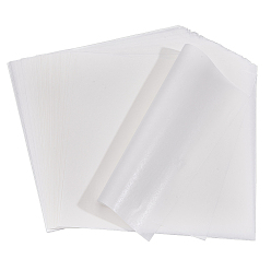 Белый Квадратная бумага для глажения, используемая для изготовления самодельных термобусин., белые, 200x200x0.01 мм
