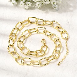 Настоящее золото 18K Ожерелья-цепочки из латуни для женщин, стойки покрытие, без кадмия и без свинца, долговечный, реальный 18 k позолоченный, 17.32 дюйм (44 см)