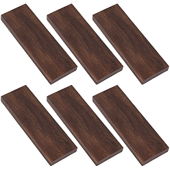 Coconut Brown Wood Boards, for Knife Handle Making, Rectangle, Coconut Brown, 123x41x11mm