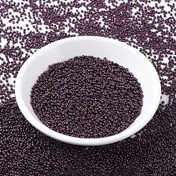 (RR460) Metallic Dark Raspberry Миюки круглые бусины рокайль, японский бисер, 11/0, (rr 460) металлический темный малиновый, 2x1.3 мм, Отверстие : 0.8 мм , около 5500 шт / 50 г
