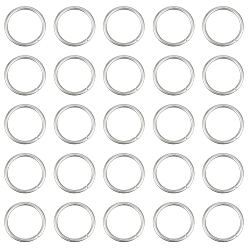 Stainless Steel Color 300Pcs 304 Stainless Steel Jump Rings, Open Jump Rings, Round, Stainless Steel Color, 15x1.5mm, Inner Diameter: 12.3mm