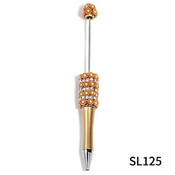 Верблюжий 5шт. пластиковые ручки-бусины в виде подсолнухов, шариковая ручка, для индивидуальной ручки своими руками, верблюжие, 153x16 мм