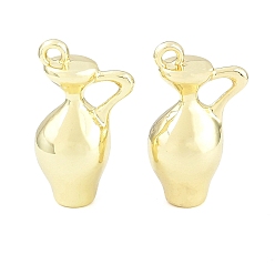 Golden Alloy Pendants, Kettle Charms, Rack Plating, Cadmium Free & Lead Free, Golden, 20.5x11.5x9mm, Hole: 1.6mm