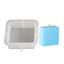 Rectangle Силиконовые формы для свечей своими руками, формы для литья смолы на рождественскую тематику, для уф-смолы, изготовление изделий из эпоксидной смолы, прямоугольные, 88x85x26 мм