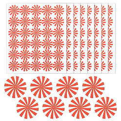 Другие Круглые точечные декоративные наклейки из ПВХ, водостойкие самоклеящиеся наклейки для ежедневного плана, сделай сам скрапбукинг, вихревой узор, 100x85 мм, наклейка: 12.5x12.5 мм